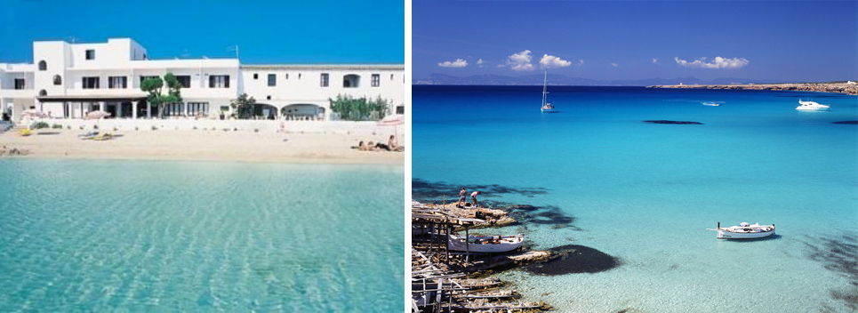 Cala Savina y Cala Sanoa